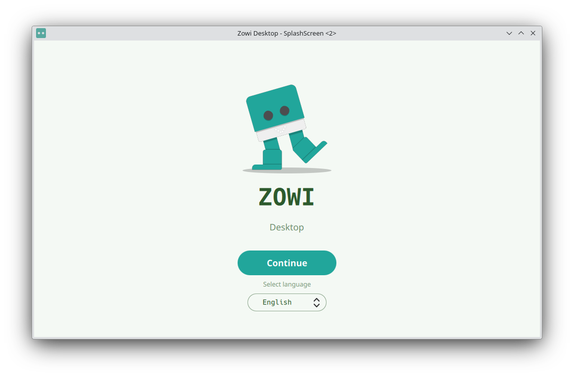 Splash screen